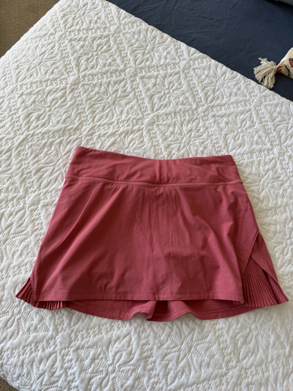 lululemon Rose Pink Pleated Athletic Skort NWOT
